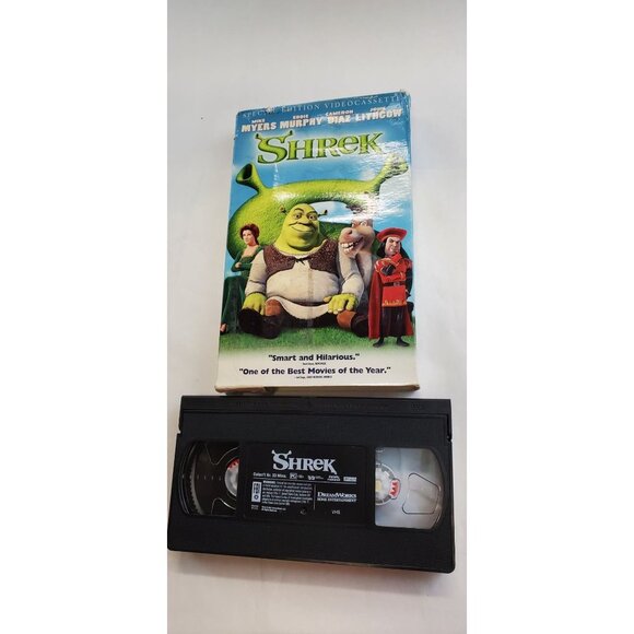 Shrek VHS Tape 2001 - Special Edition Video Cassette - Picture 2 of 5